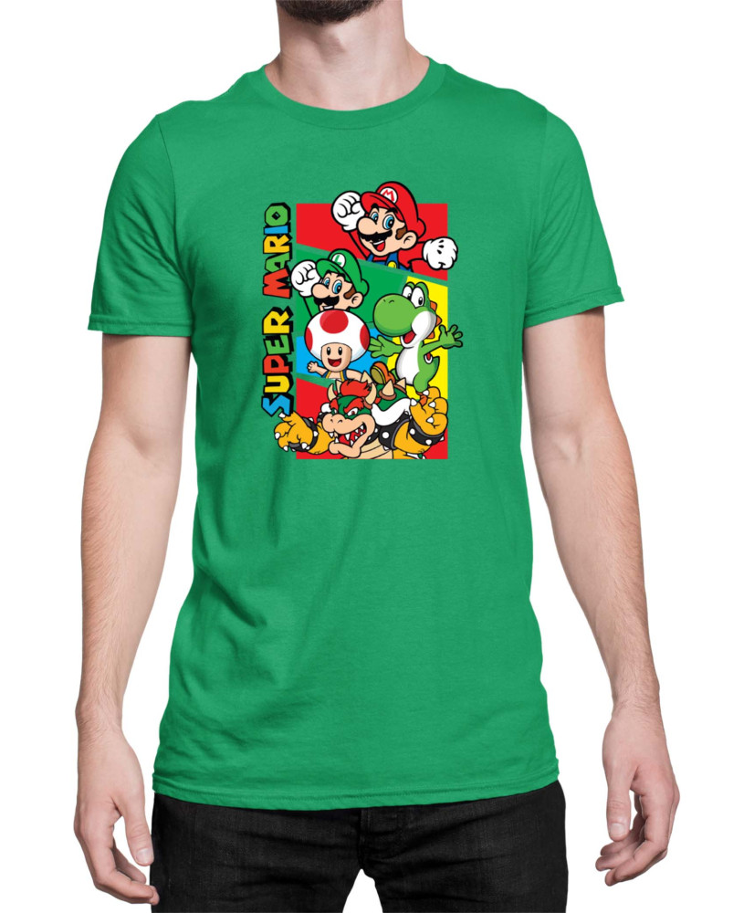 Мъжка Тениска Super Mario Nintendo Mario Bros 3