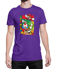 Мъжка Тениска Super Mario Nintendo Mario Bros 3