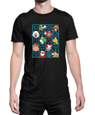 Мъжка Тениска Super Mario Nintendo Mario Bros Friends