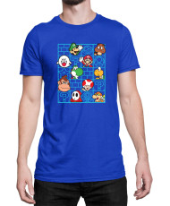 Мъжка Тениска Super Mario Nintendo Mario Bros Friends