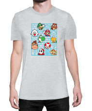 Мъжка Тениска Super Mario Nintendo Mario Bros Friends