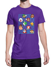 Мъжка Тениска Super Mario Nintendo Mario Bros Friends