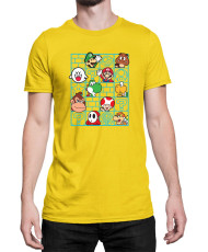 Мъжка Тениска Super Mario Nintendo Mario Bros Friends