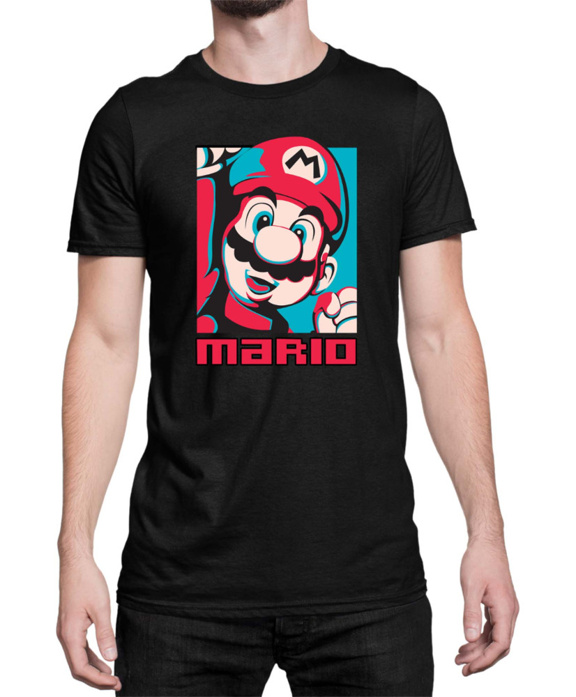 Мъжка Тениска Super Mario Nintendo Mario Bros Retro