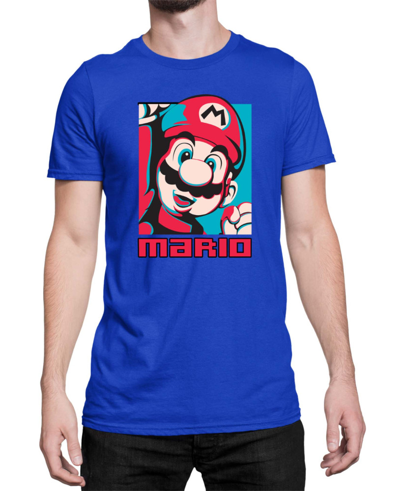 Мъжка Тениска Super Mario Nintendo Mario Bros Retro