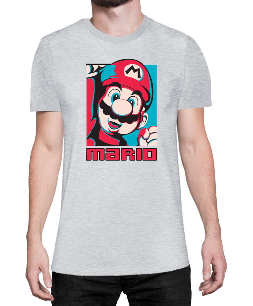 Мъжка Тениска Super Mario Nintendo Mario Bros Retro