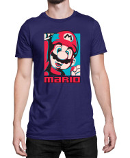 Мъжка Тениска Super Mario Nintendo Mario Bros Retro