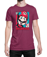 Мъжка Тениска Super Mario Nintendo Mario Bros Retro