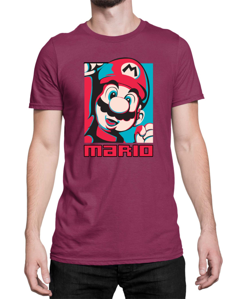 Мъжка Тениска Super Mario Nintendo Mario Bros Retro
