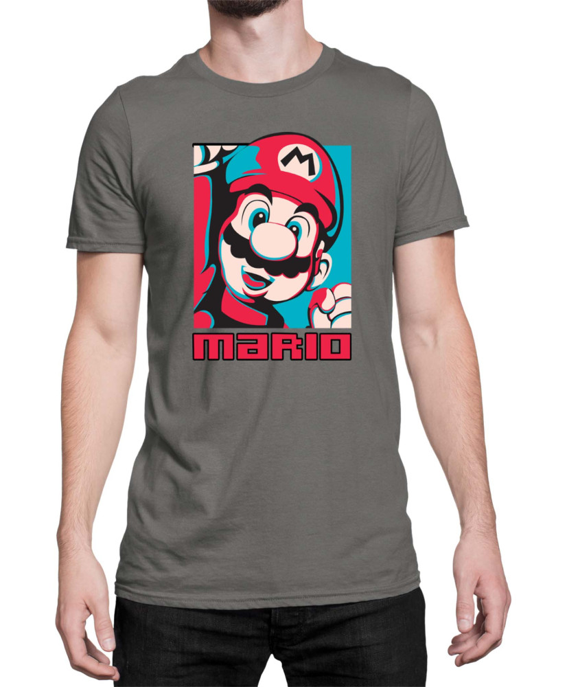 Мъжка Тениска Super Mario Nintendo Mario Bros Retro
