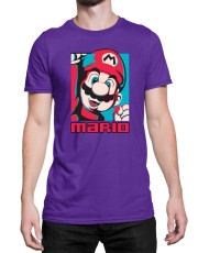 Мъжка Тениска Super Mario Nintendo Mario Bros Retro