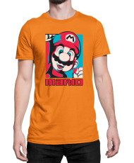 Мъжка Тениска Super Mario Nintendo Mario Bros Retro