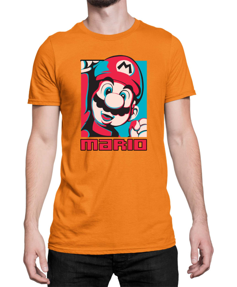 Мъжка Тениска Super Mario Nintendo Mario Bros Retro