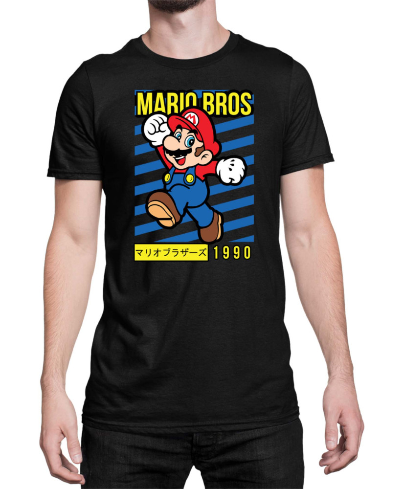 Мъжка Тениска Super Mario Nintendo Mario Bros