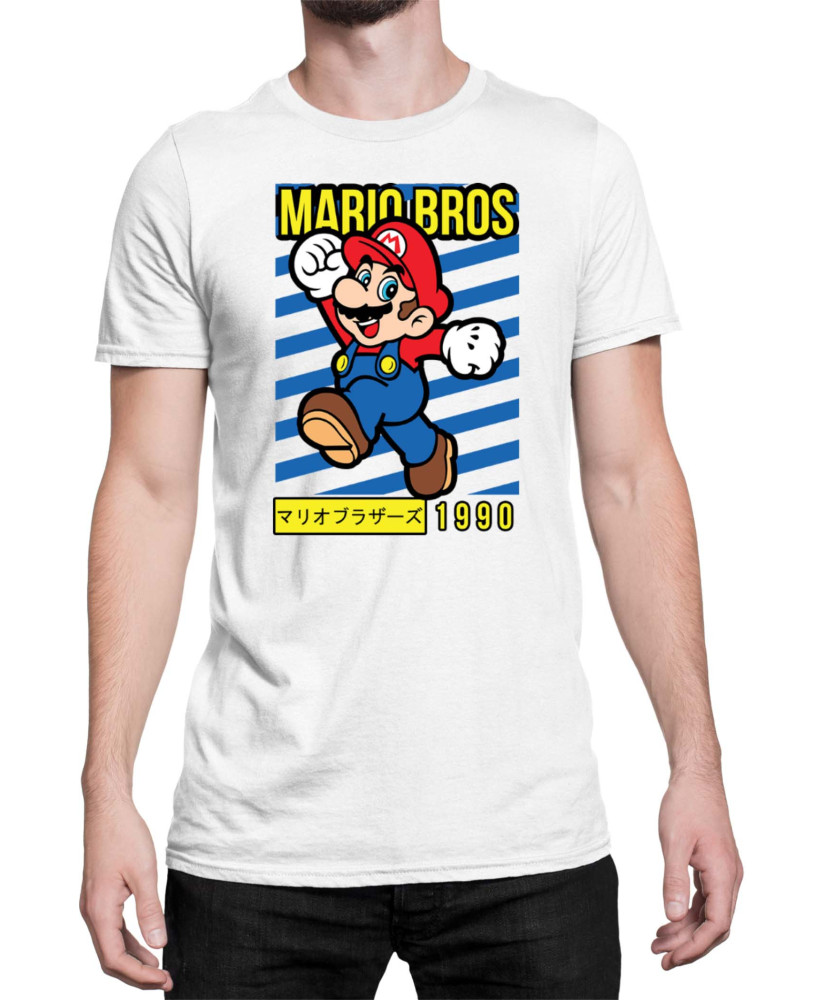 Мъжка Тениска Super Mario Nintendo Mario Bros