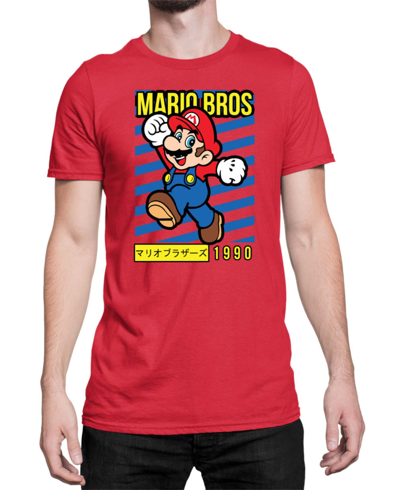 Мъжка Тениска Super Mario Nintendo Mario Bros