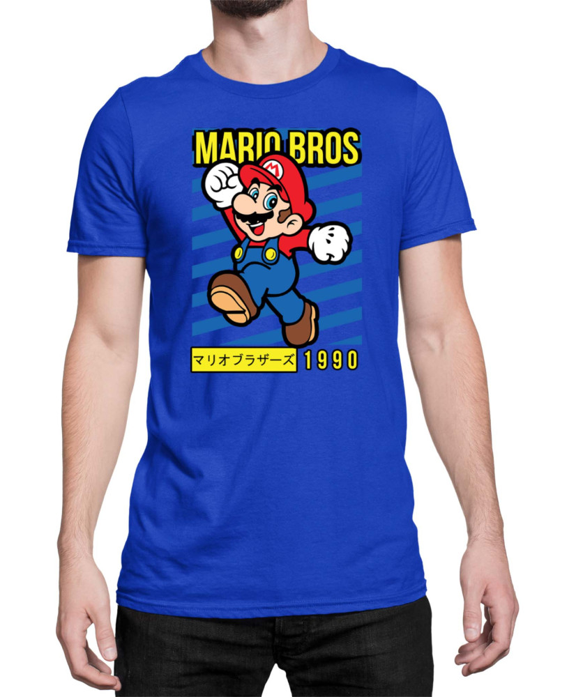 Мъжка Тениска Super Mario Nintendo Mario Bros