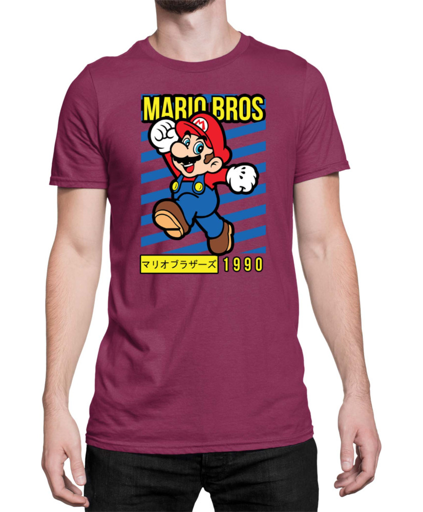 Мъжка Тениска Super Mario Nintendo Mario Bros