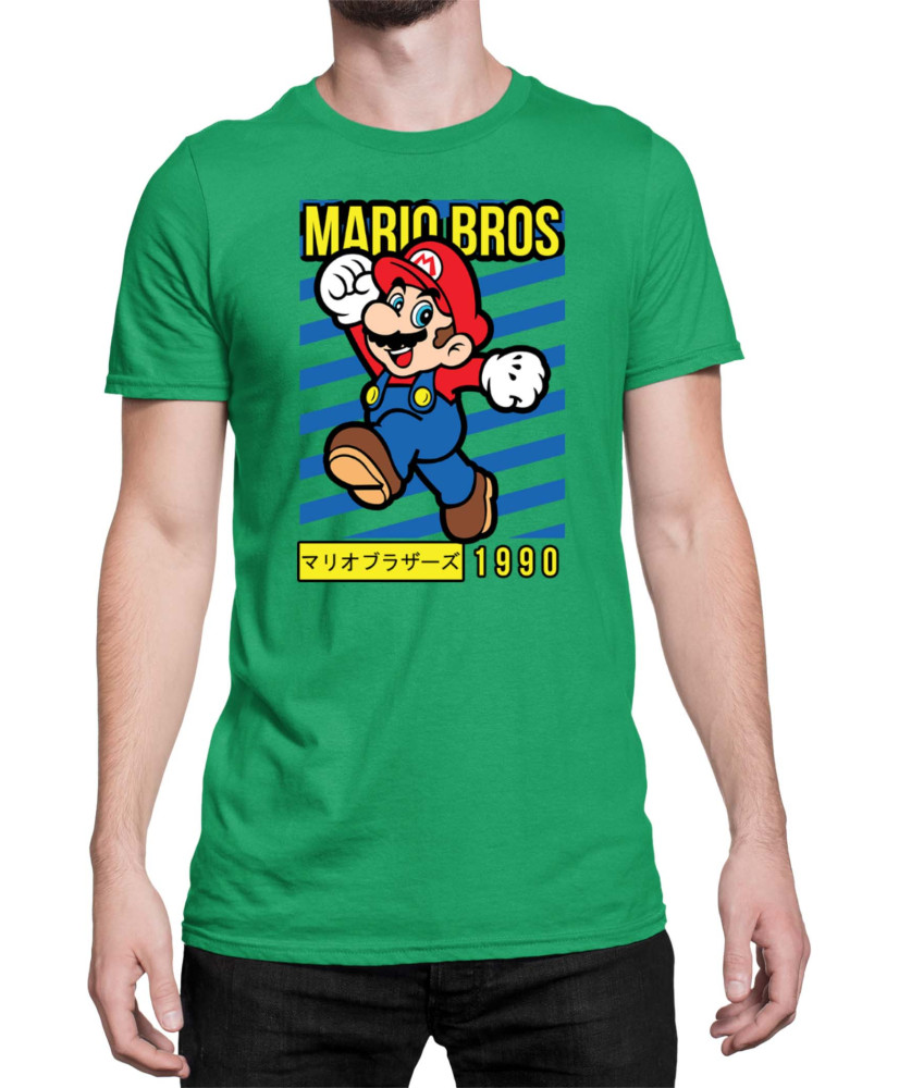 Мъжка Тениска Super Mario Nintendo Mario Bros