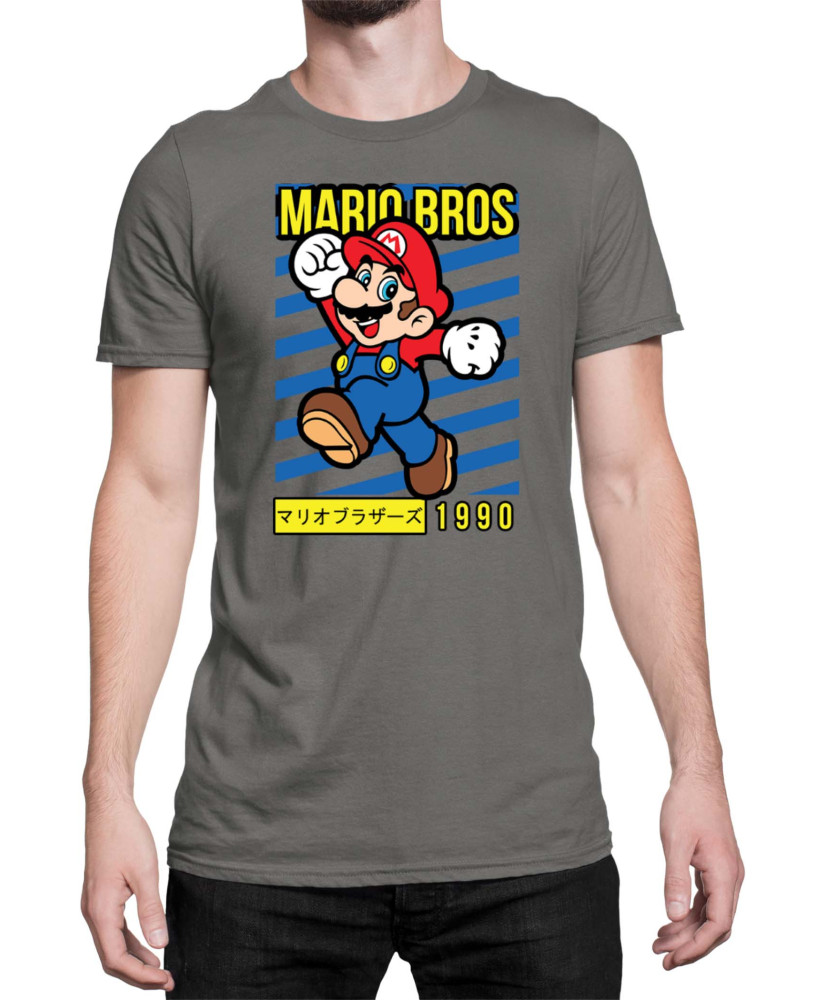 Мъжка Тениска Super Mario Nintendo Mario Bros