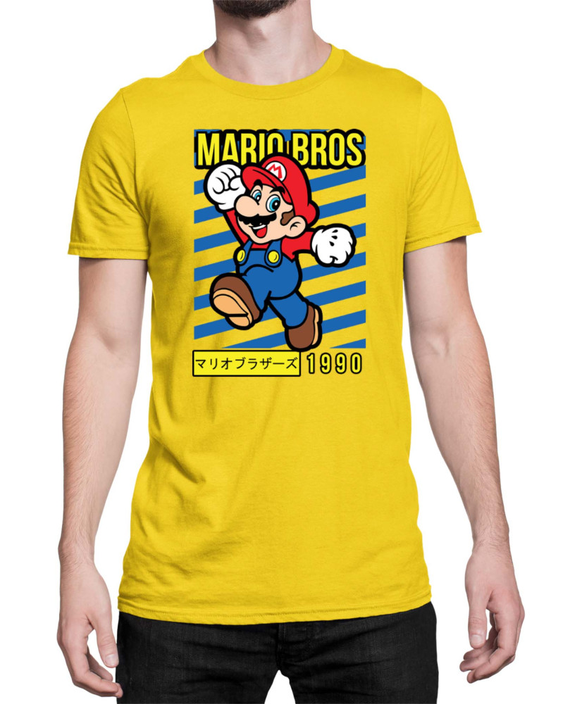 Мъжка Тениска Super Mario Nintendo Mario Bros