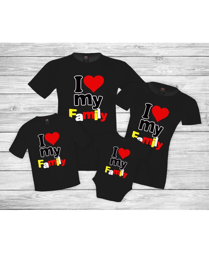 Семеен комплект I love my family Семеен комплект I love my family