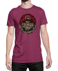 Мъжка Тениска Super Mario Nintendo Mario Face Gamer Elements