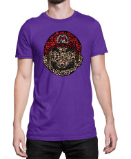 Мъжка Тениска Super Mario Nintendo Mario Face Gamer Elements