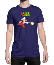 Мъжка Тениска Super Mario Nintendo Mario Fireball 1