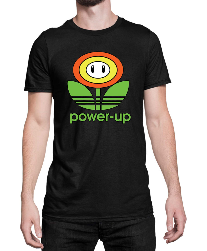 Мъжка Тениска Super Mario Nintendo Mario Flower Power Up