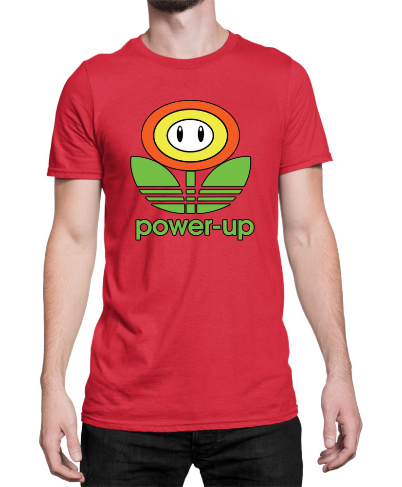 Мъжка Тениска Super Mario Nintendo Mario Flower Power Up