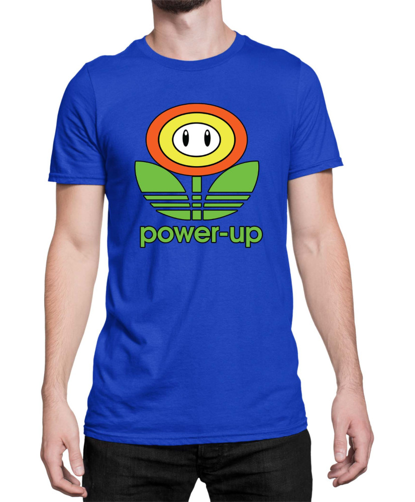 Мъжка Тениска Super Mario Nintendo Mario Flower Power Up
