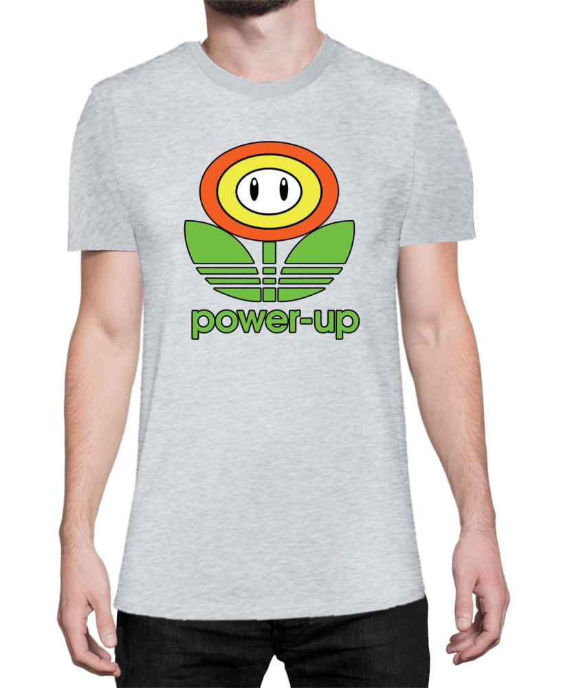 Мъжка Тениска Super Mario Nintendo Mario Flower Power Up