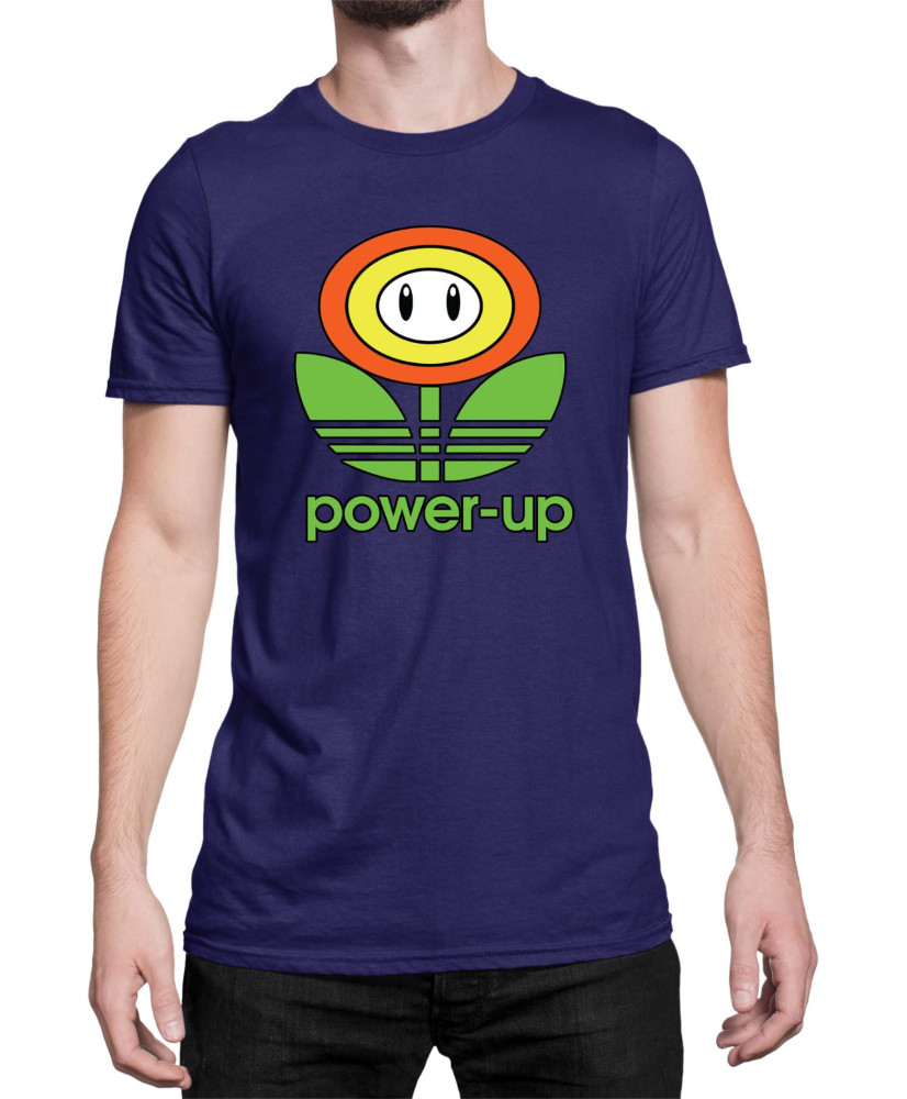 Мъжка Тениска Super Mario Nintendo Mario Flower Power Up