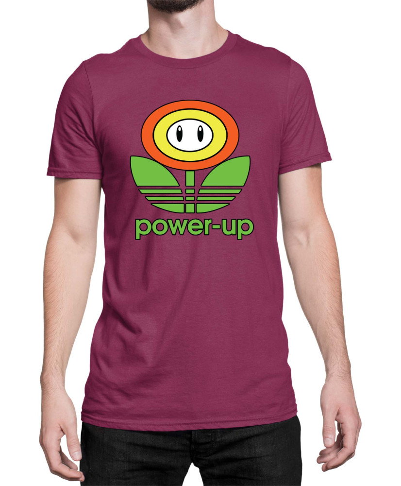Мъжка Тениска Super Mario Nintendo Mario Flower Power Up