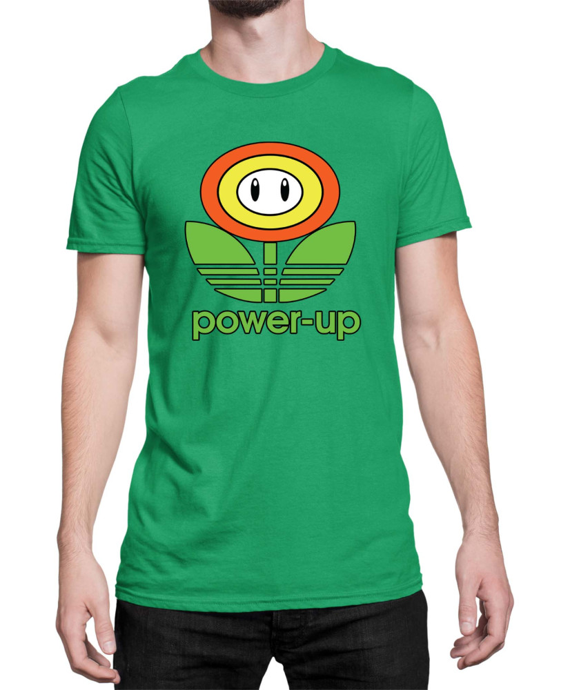 Мъжка Тениска Super Mario Nintendo Mario Flower Power Up