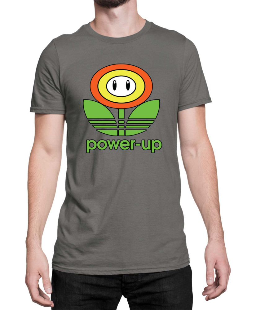 Мъжка Тениска Super Mario Nintendo Mario Flower Power Up