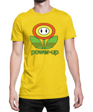 Мъжка Тениска Super Mario Nintendo Mario Flower Power Up