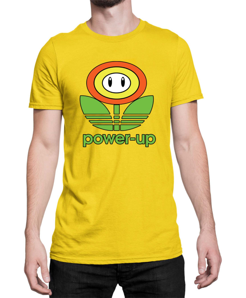Мъжка Тениска Super Mario Nintendo Mario Flower Power Up