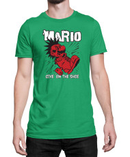 Мъжка Тениска Super Mario Nintendo Mario Give Them The Shoe