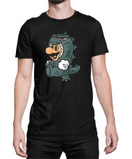 Мъжка Тениска Super Mario Nintendo Mario Godzilla Costume