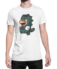Мъжка Тениска Super Mario Nintendo Mario Godzilla Costume