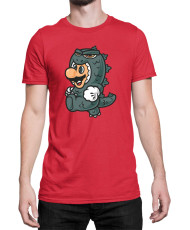 Мъжка Тениска Super Mario Nintendo Mario Godzilla Costume