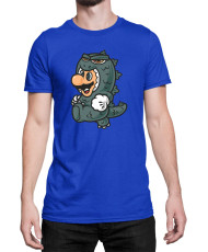 Мъжка Тениска Super Mario Nintendo Mario Godzilla Costume