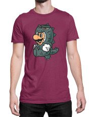 Мъжка Тениска Super Mario Nintendo Mario Godzilla Costume