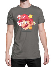 Мъжка Тениска Super Mario Nintendo Mario Head