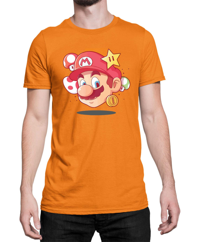 Мъжка Тениска Super Mario Nintendo Mario Head
