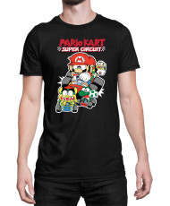Мъжка Тениска Super Mario Nintendo Mario Kart Super Circuit