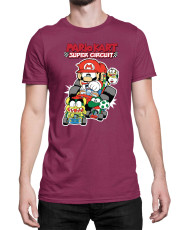 Мъжка Тениска Super Mario Nintendo Mario Kart Super Circuit
