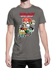 Мъжка Тениска Super Mario Nintendo Mario Kart Super Circuit